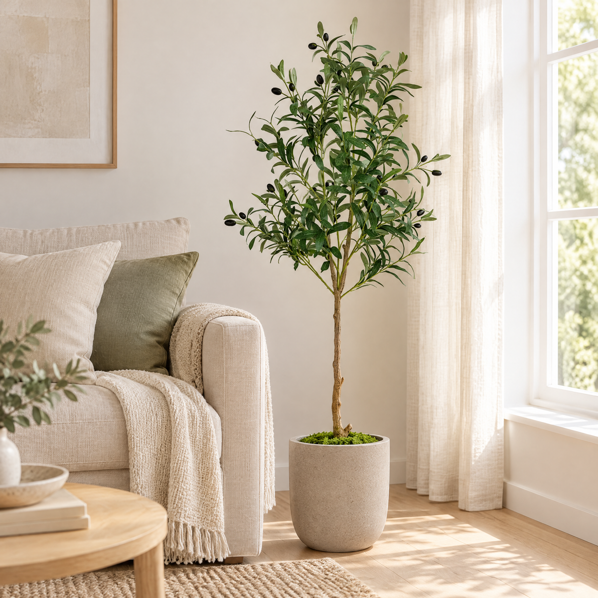 Olive Tree Olívia – Faux olive tree, 120 to 150 cm