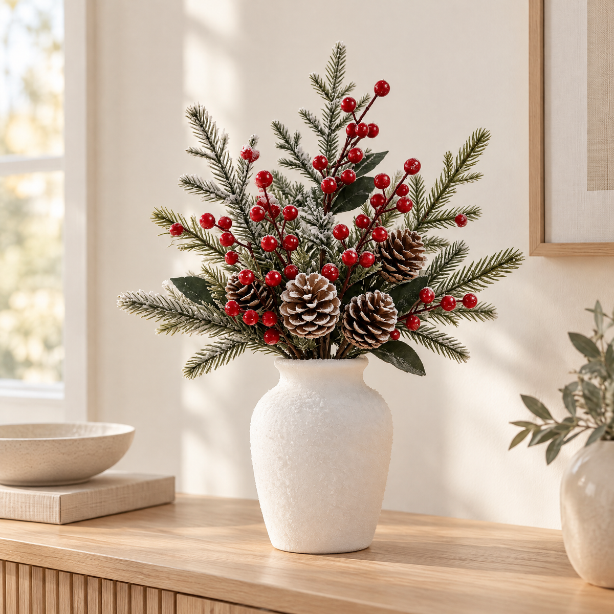 Berry Sprigs Bohumil – styled in a calm Scandinavian living space