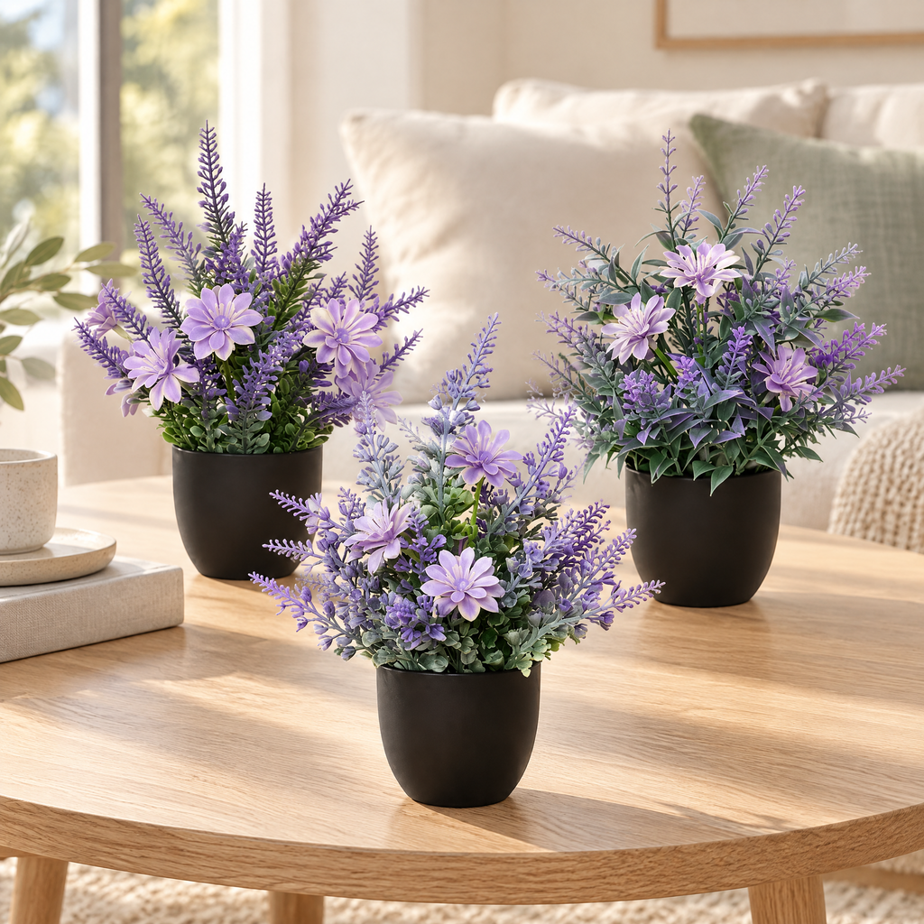 Lavender Flóra – styled in a calm Scandinavian living space