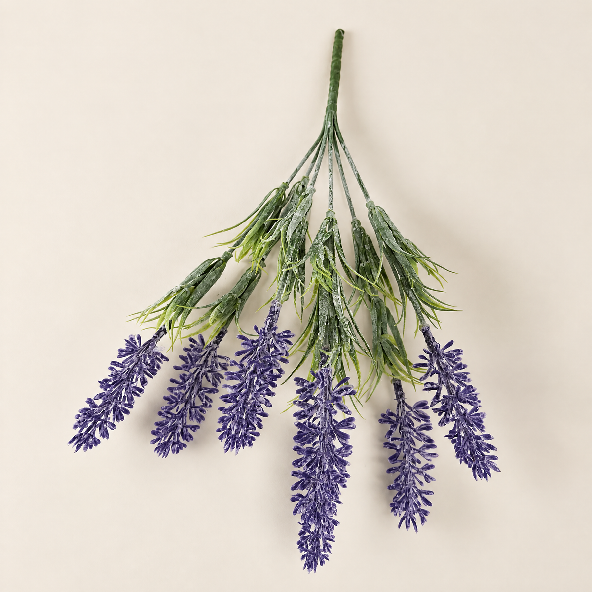 Artificial Lavender Milena – studio shot on a soft oat backdrop