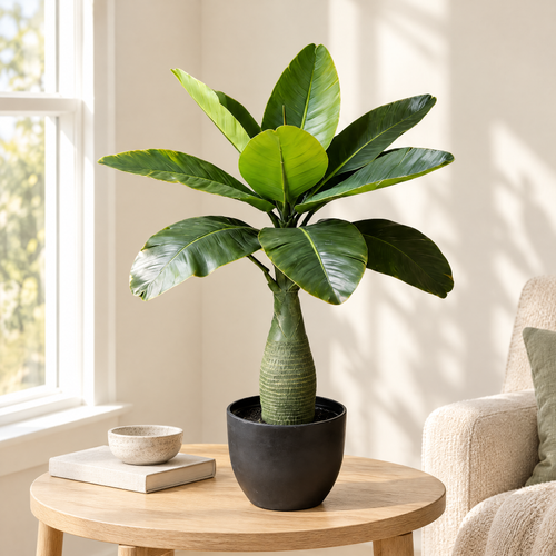 Artificial Plant Apolónia – styled in a calm Scandinavian living space