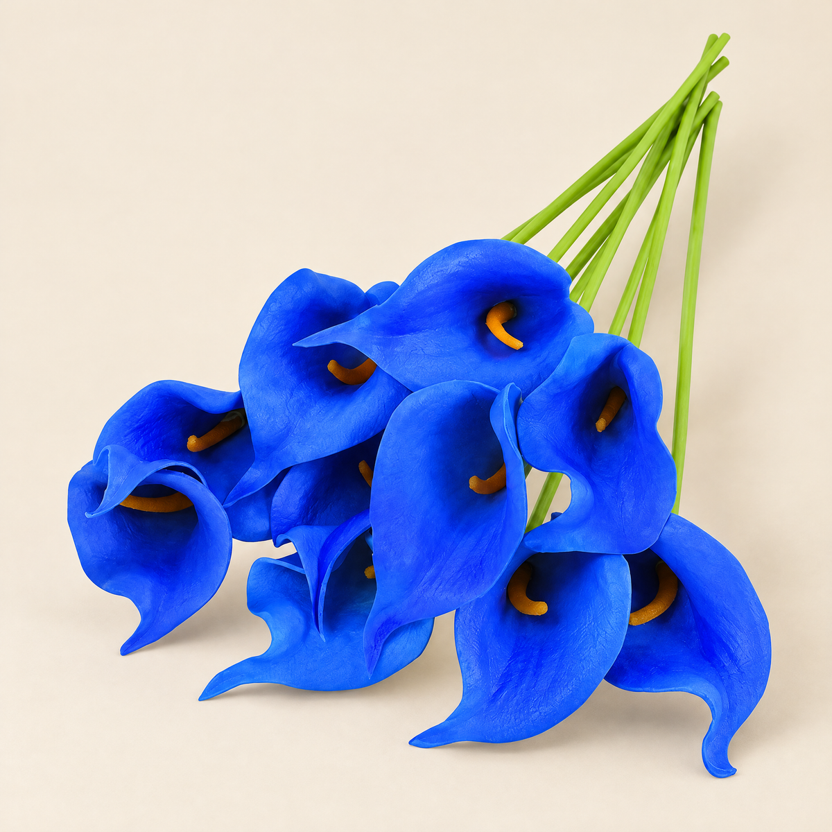 Calla Lily Stems Margita – Blue studio view