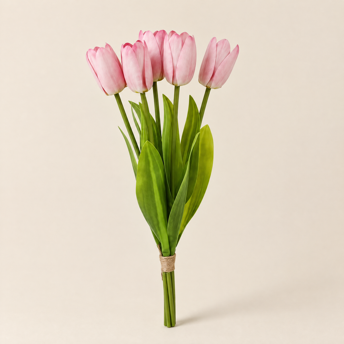 Real Touch Tulips Judita – Blush Pink studio view