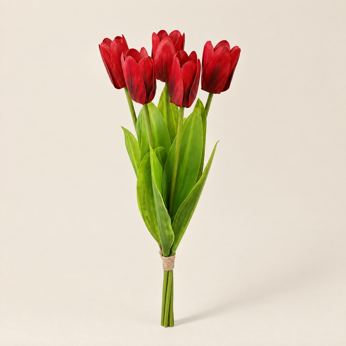 Real Touch Tulips Judita – Red studio view