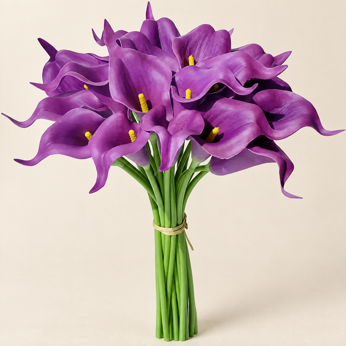 Calla Lily Stems Ľubomíra – Purple studio view