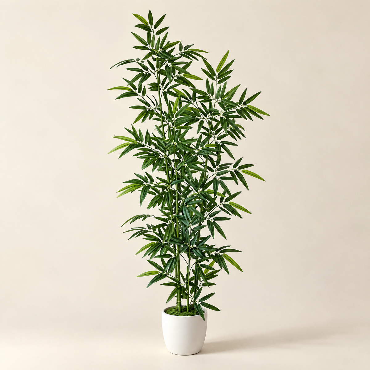Artificial Bamboo Soňa, tall multi-stem plant, studio view