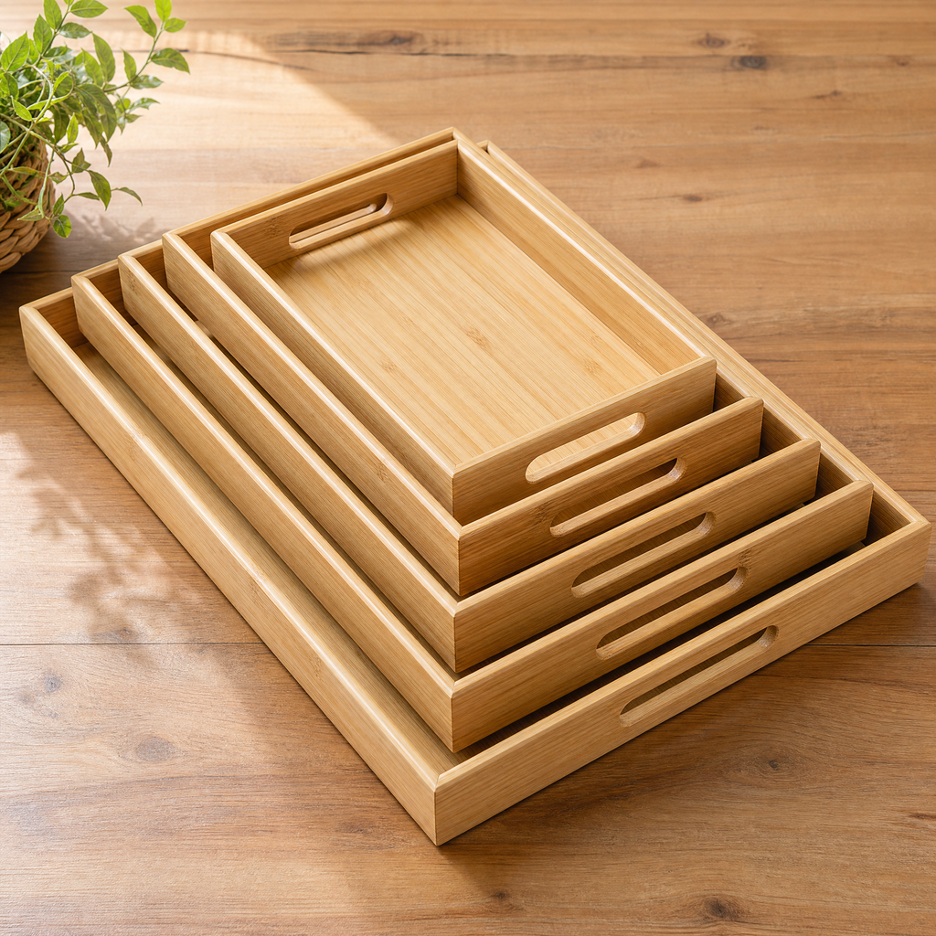 Serving Tray Tamara - all five sizes shown together