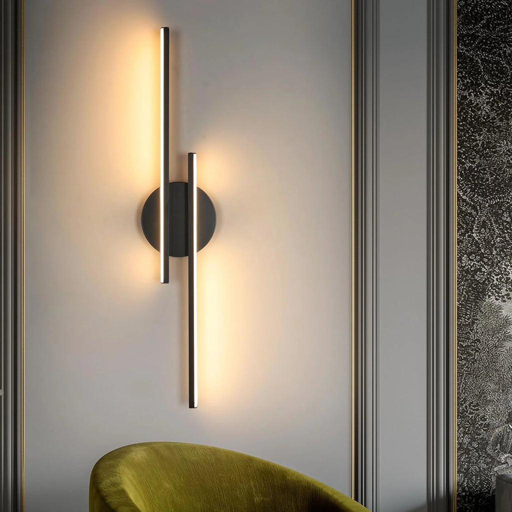 Wall Sconce Richard behind an armchair