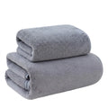 Towel Set Dušan grey face towels folded