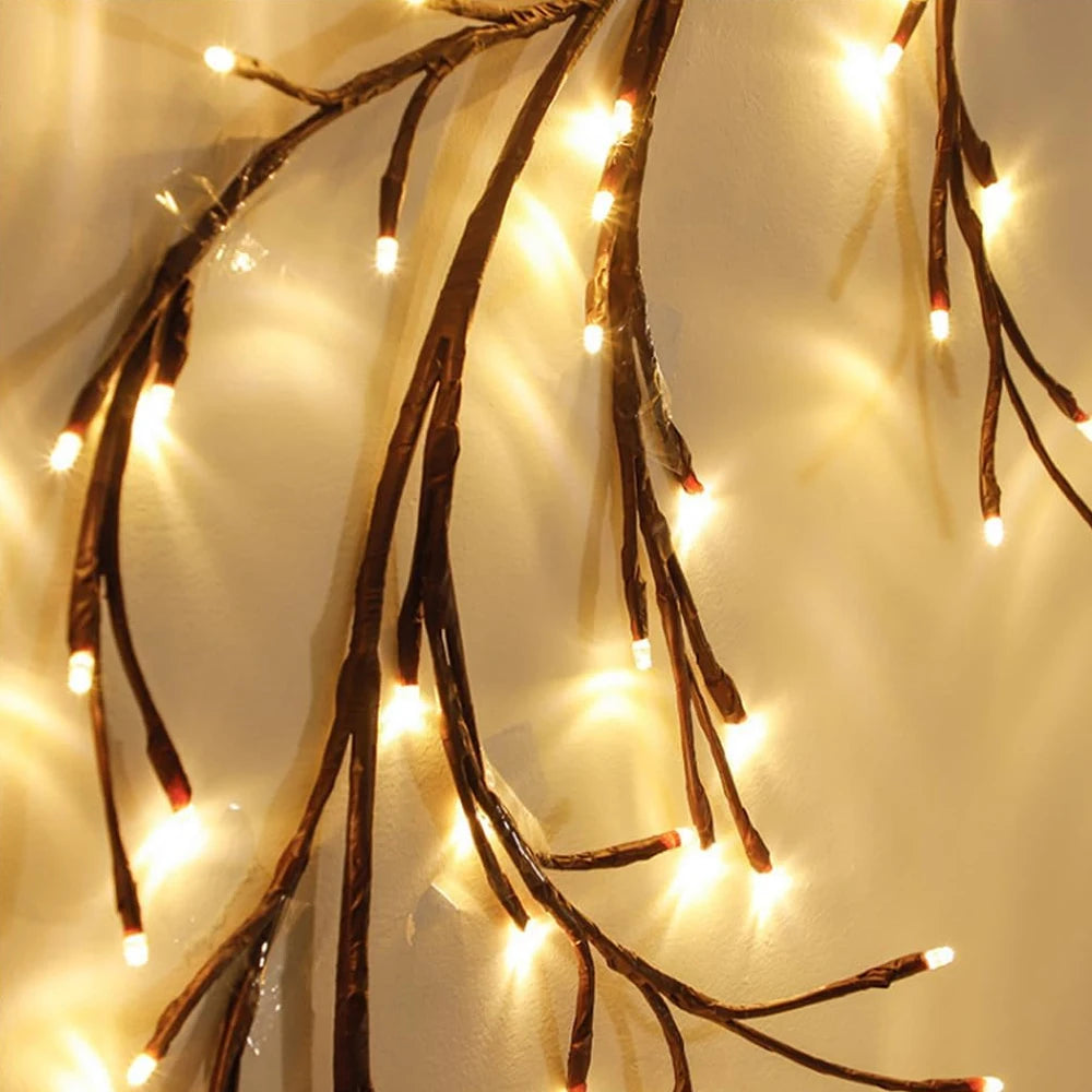 Vine Lights Svetlana – close-up of the warm LED branch tips