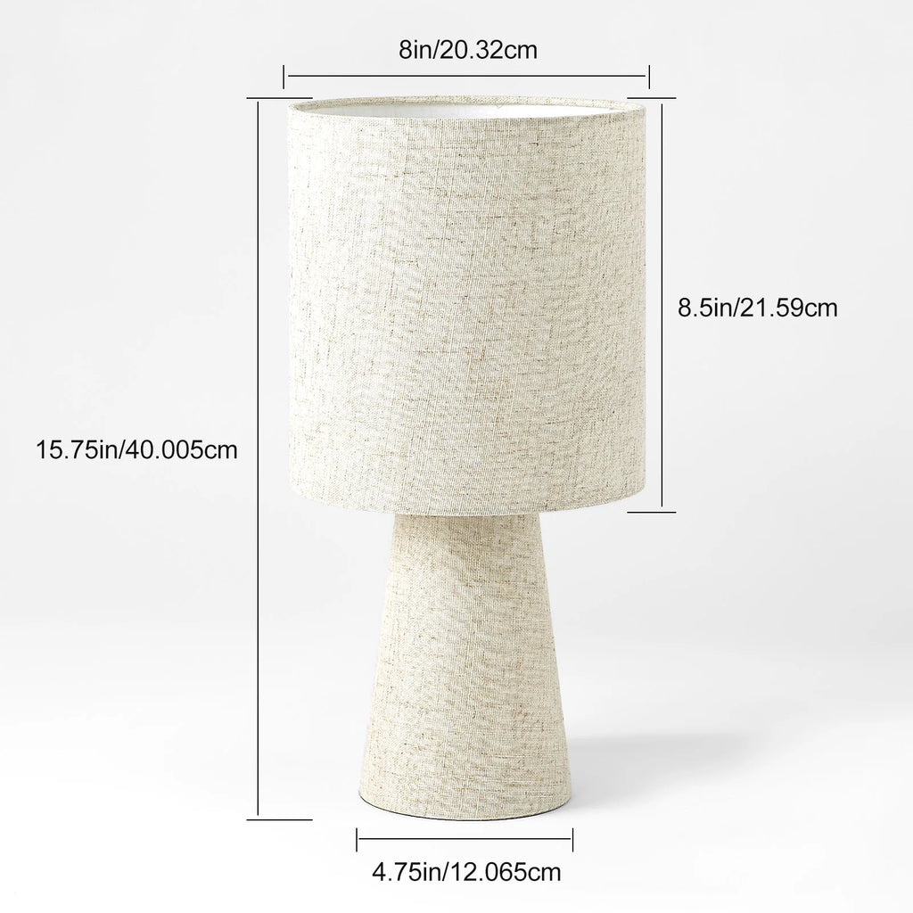 Table Lamp Marek dimensions: 40 cm height, 20 cm shade diameter, 12 cm base diameter