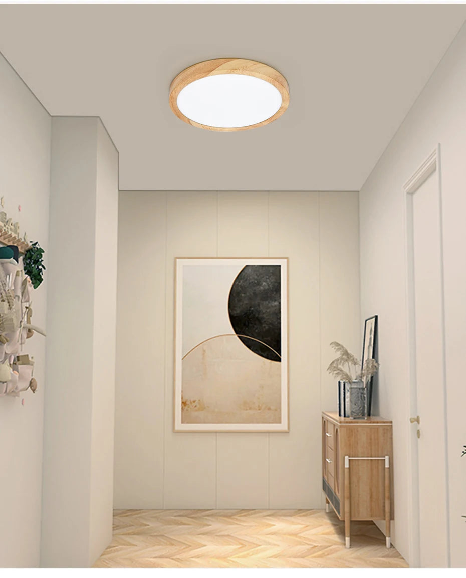 Ceiling Light Viktor on the ceiling of a calm hallway