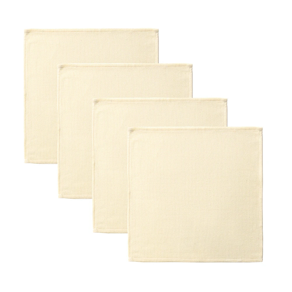 Kitchen Towels Vlasta in cream, set of 4