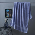 Bath Towel Magda in slate blue