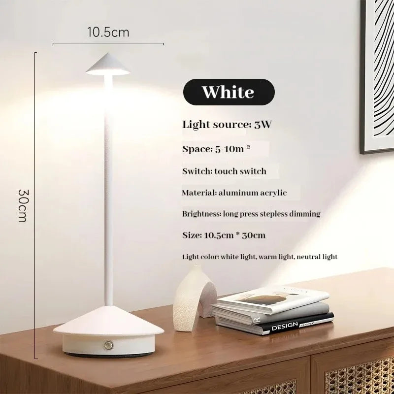 Cordless Lamp Bianka in white with size