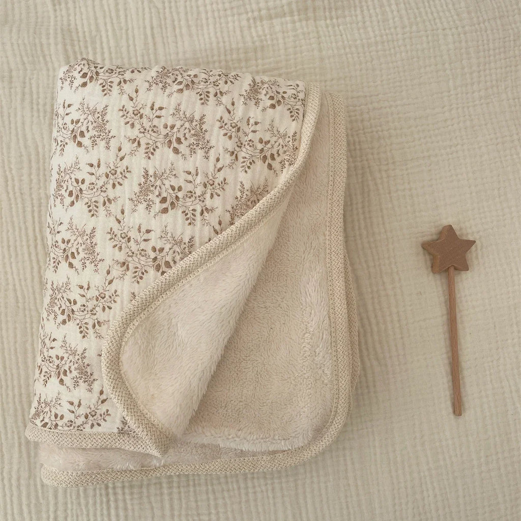 Throw Blanket Jana – Fleece-Backed Cotton Muslin