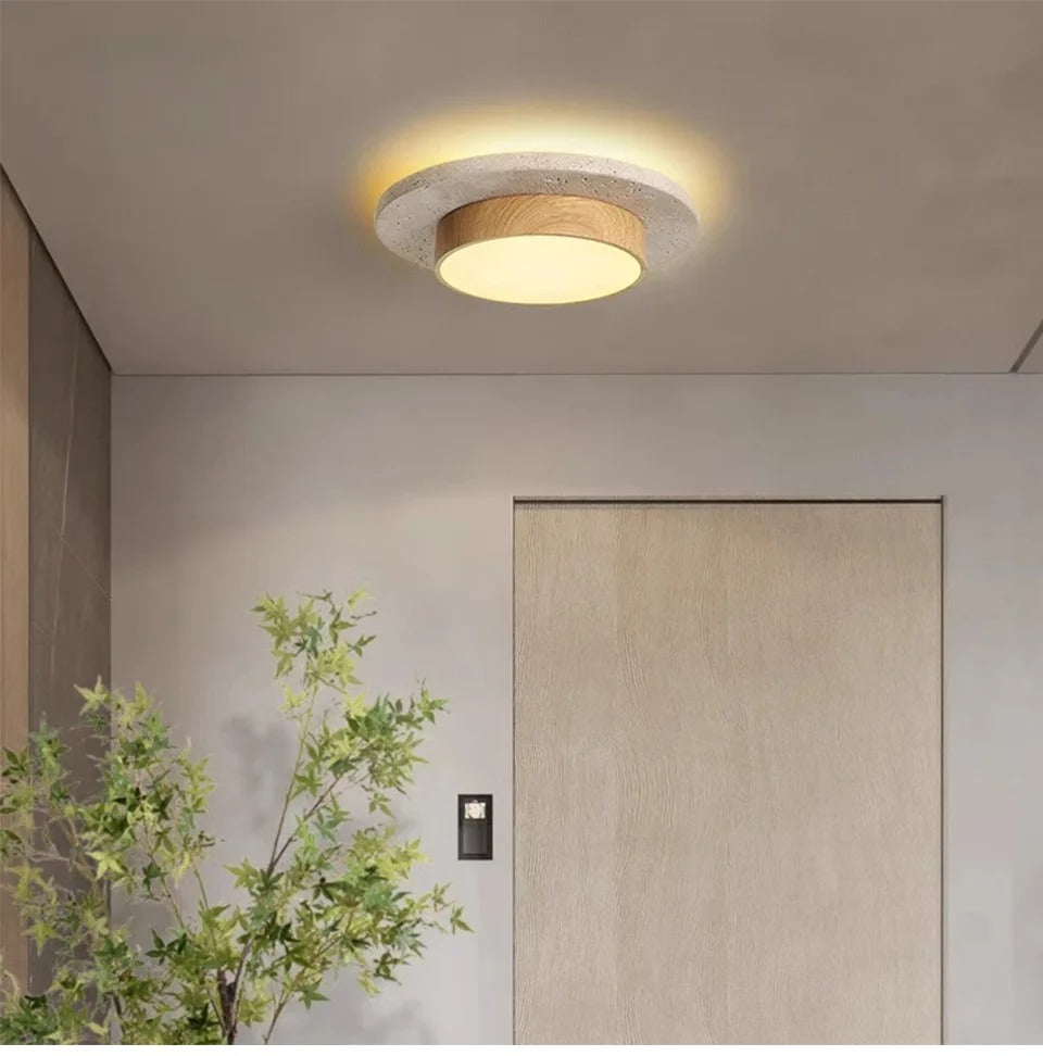 Ceiling Light Hana mounted in a hallway