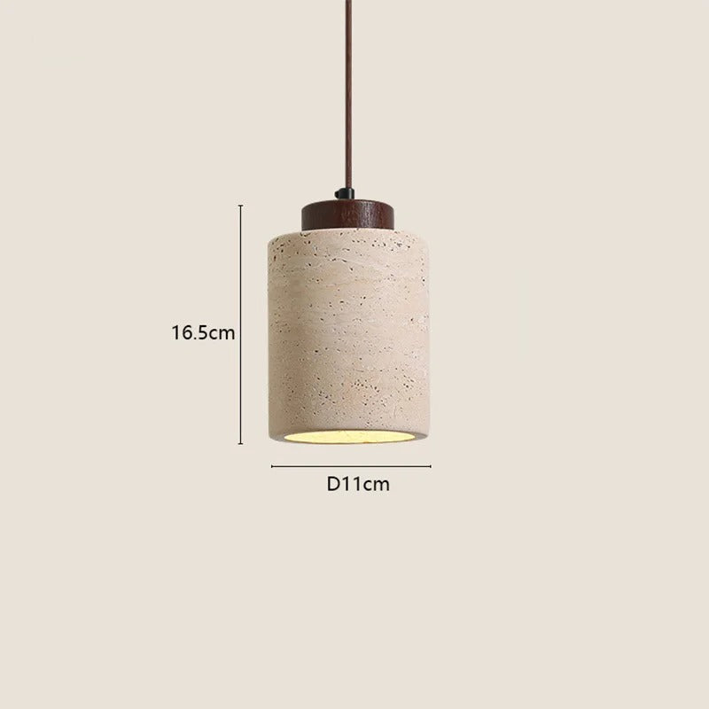 Pendant Light Tibor dimensions: 11 cm diameter, 16.5 cm tall